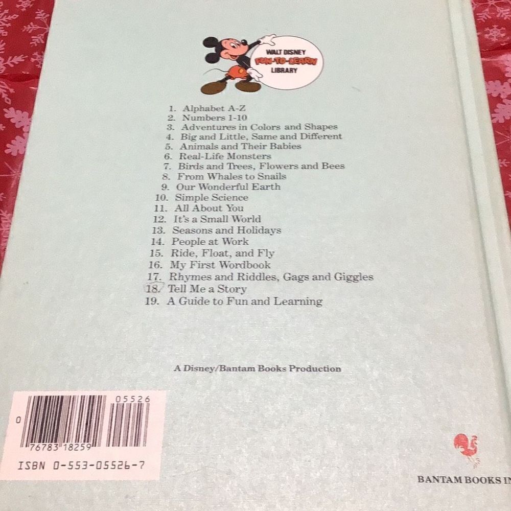 Vintage Walt Disney Fun to Learn books - Picture 13 of 13